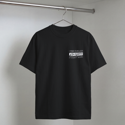 Erkek Baskılı Özel Yıkamalı Kumaş Oversize T-shirt