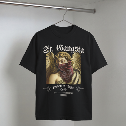 Erkek Baskılı Özel Yıkamalı Kumaş Oversize T-shirt