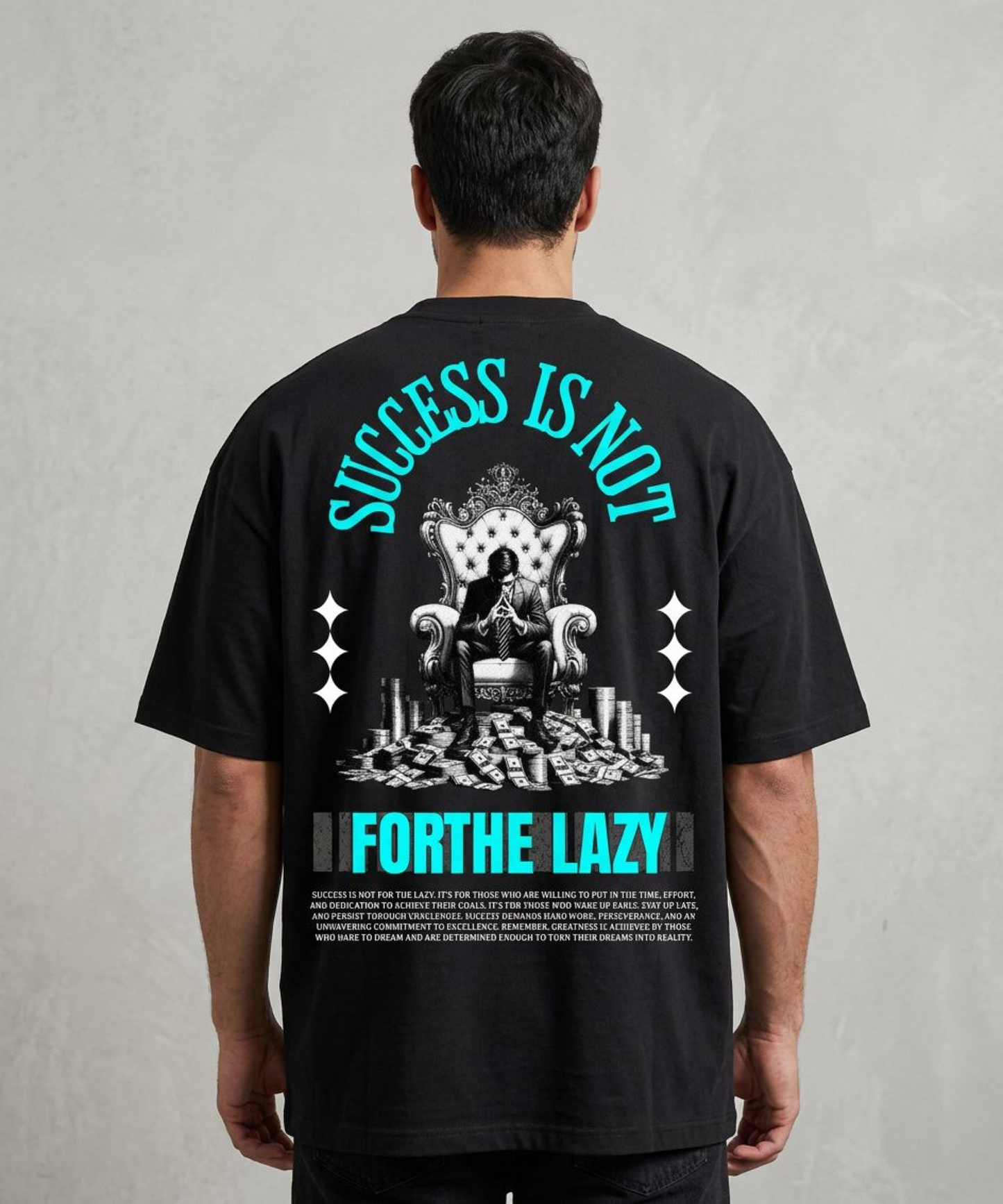 Erkek Baskılı Özel Yıkamalı Kumaş Oversize T-shirt
