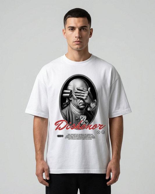 Erkek Baskılı Özel Yıkamalı Kumaş Oversize T-shirt