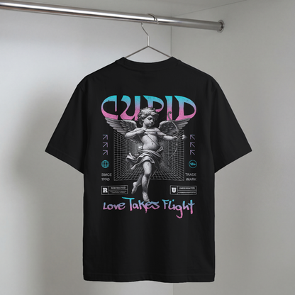Erkek Baskılı Özel Yıkamalı Kumaş Oversize T-shirt
