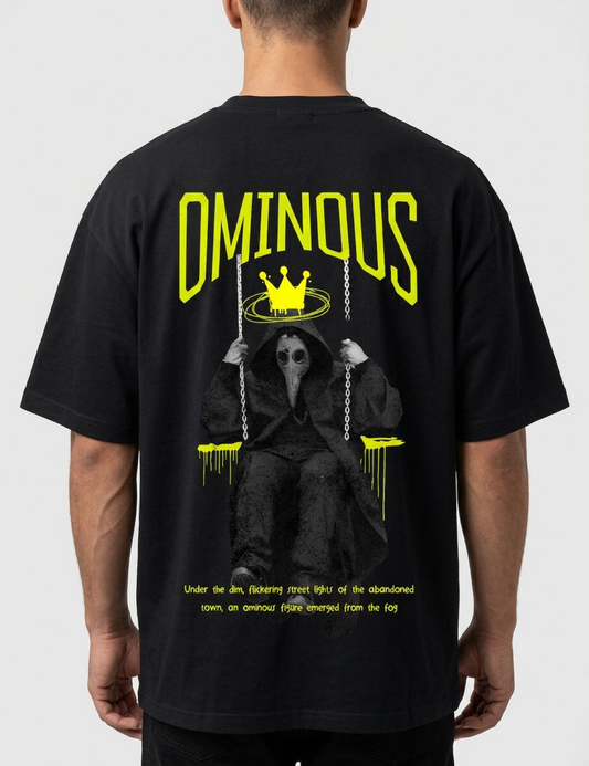 Erkek Baskılı Özel Yıkamalı Kumaş Oversize T-shirt