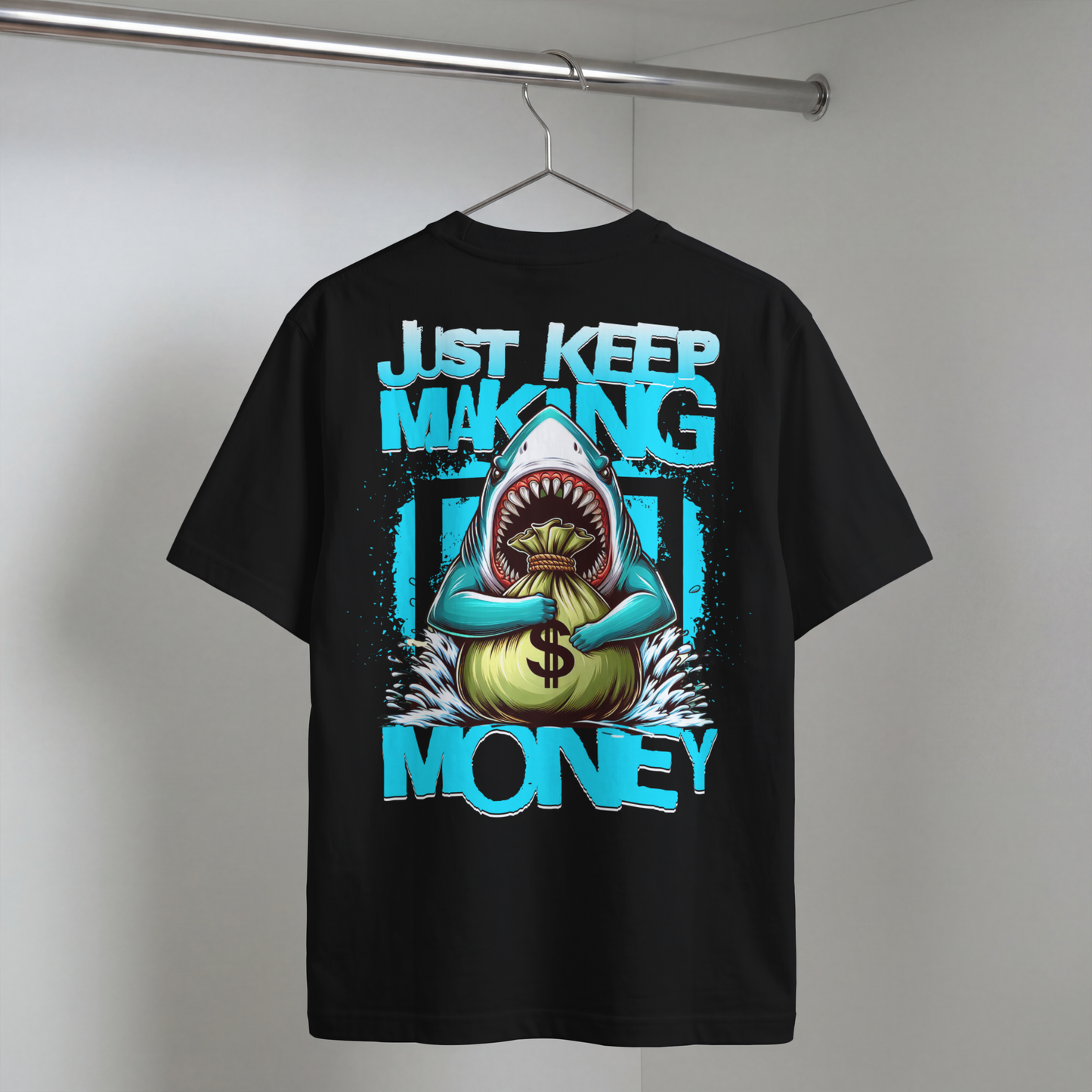 Erkek Baskılı Özel Yıkamalı Kumaş Oversize T-shirt