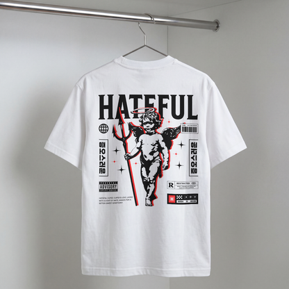Erkek Baskılı Özel Yıkamalı Kumaş Oversize T-shirt